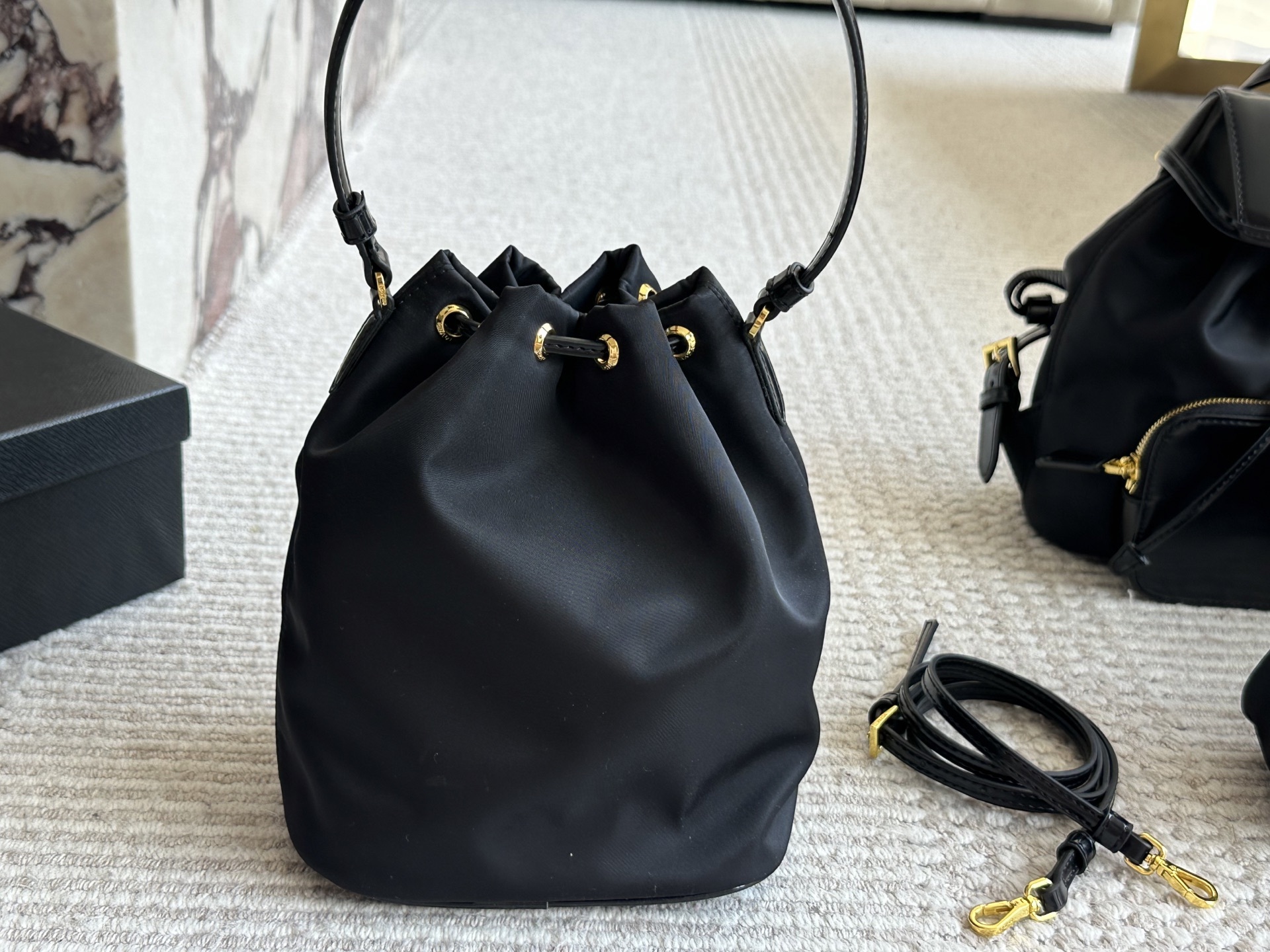 Prada Black Vintage-Inspired Bag 026