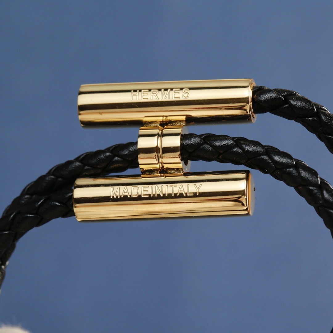 Hermes h Orange Logo-Accented Bracelet 024