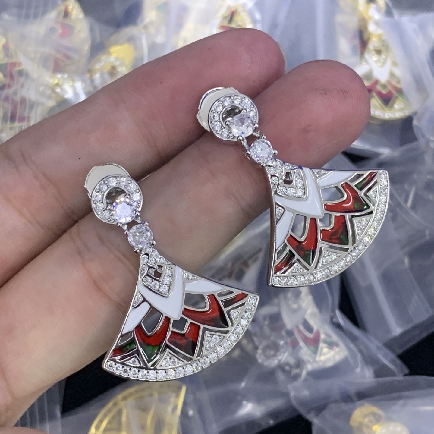 BVLGARI Silver Vintage-Inspired Earrings 132