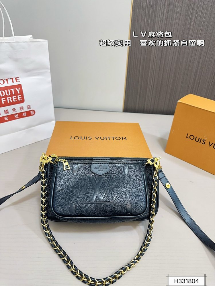 LV Blue Logo-Accented Bag pochetteLV 1620