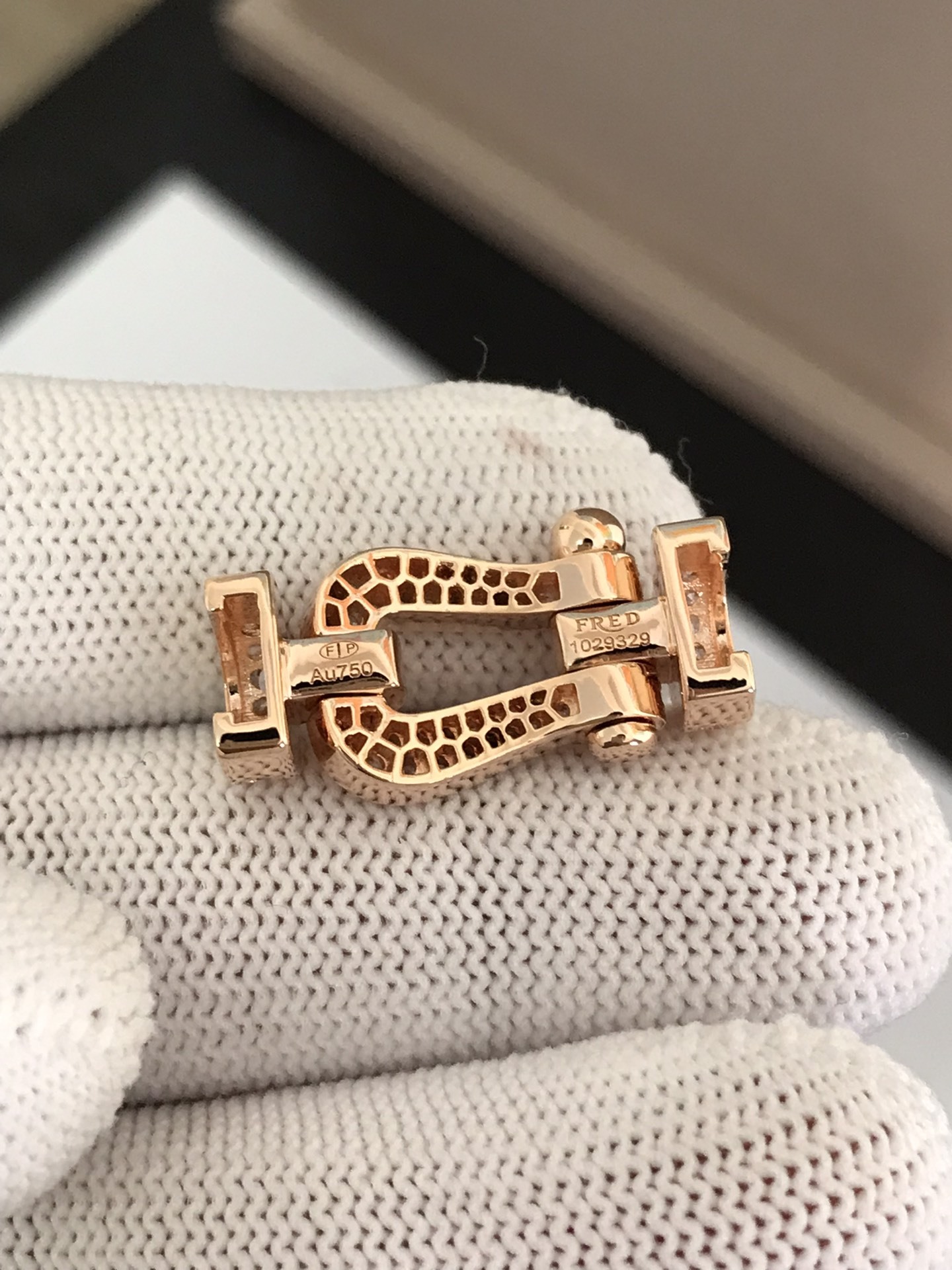 FRED Silver Logo-Accented Bracelet
