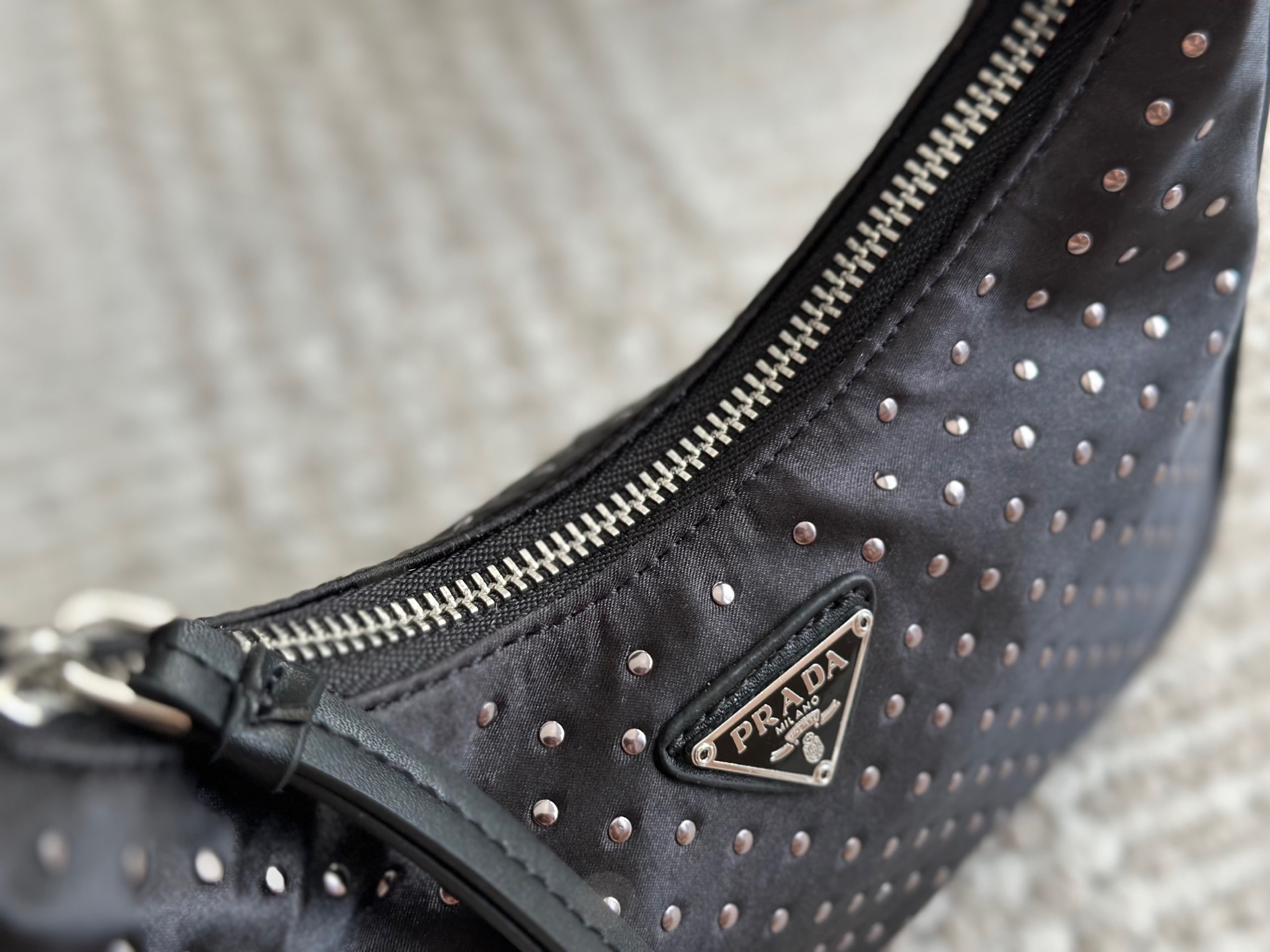Prada Silver Vintage-Inspired Bag 049