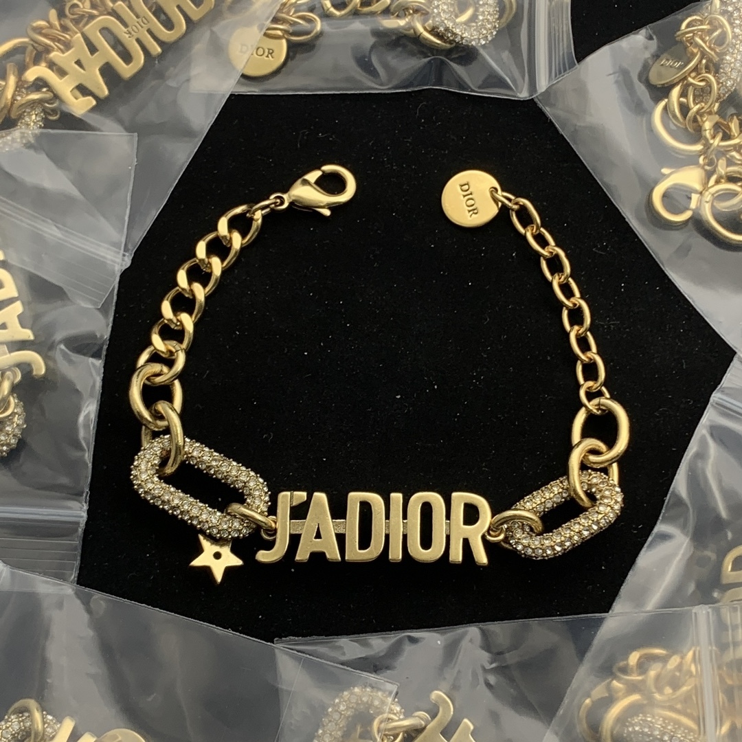 Dior Gold Logo-Accented Bracelet 301