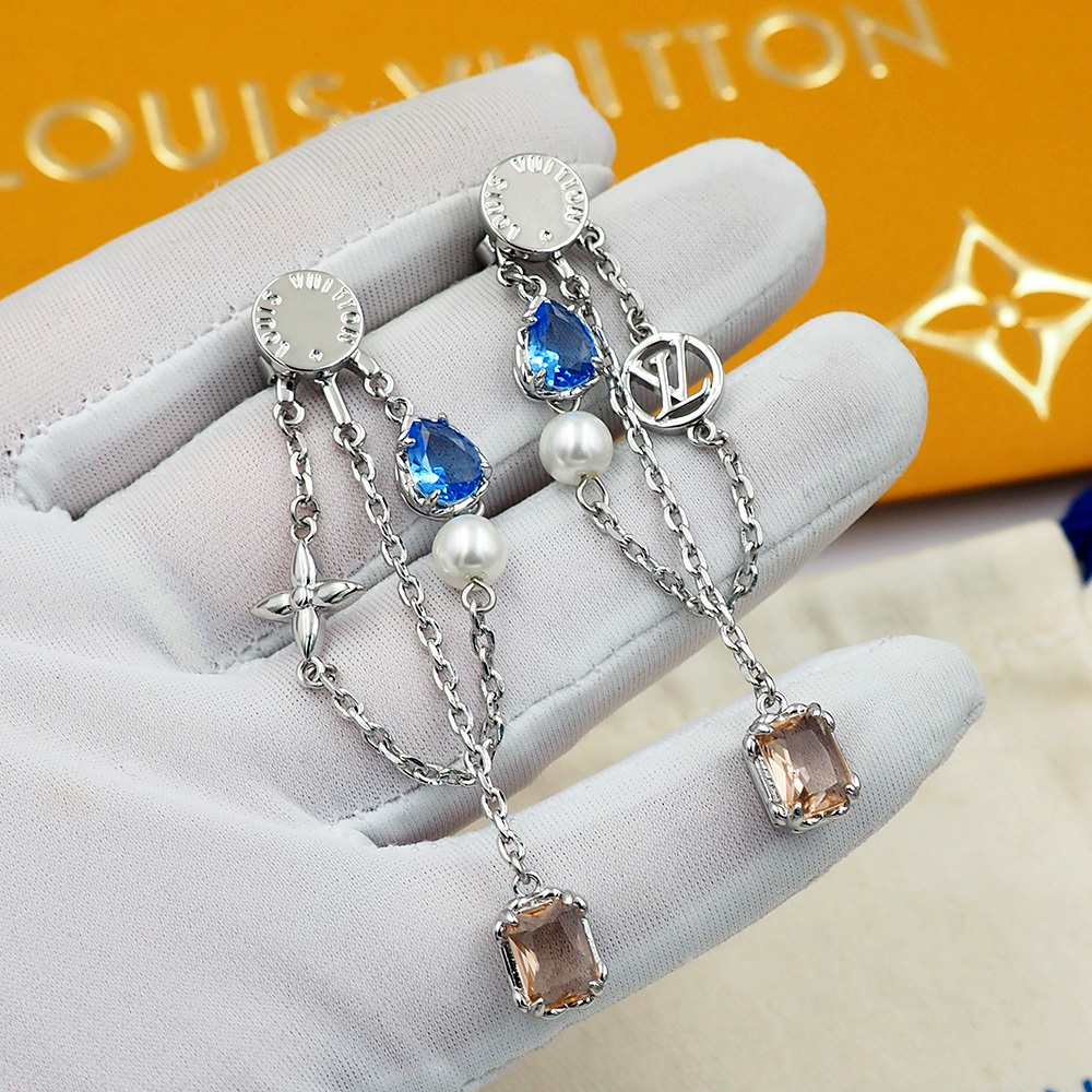 LV Silver Vintage-Inspired Earrings 213