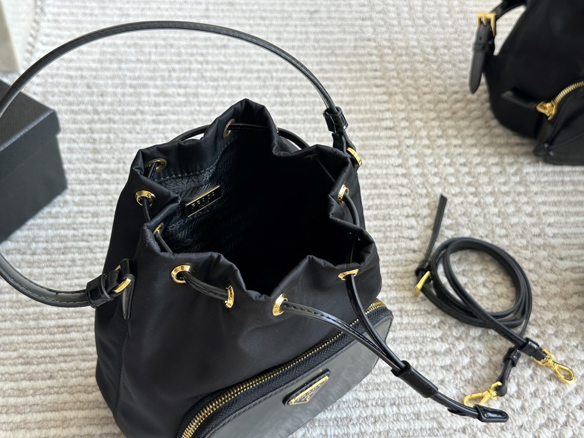 Prada Black Vintage-Inspired Bag 026