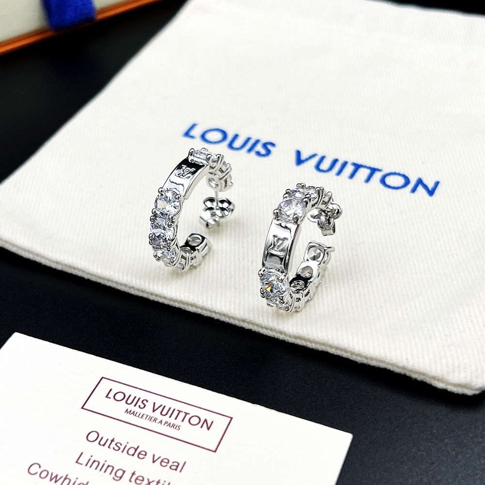 LV Silver Romantic Earrings 224