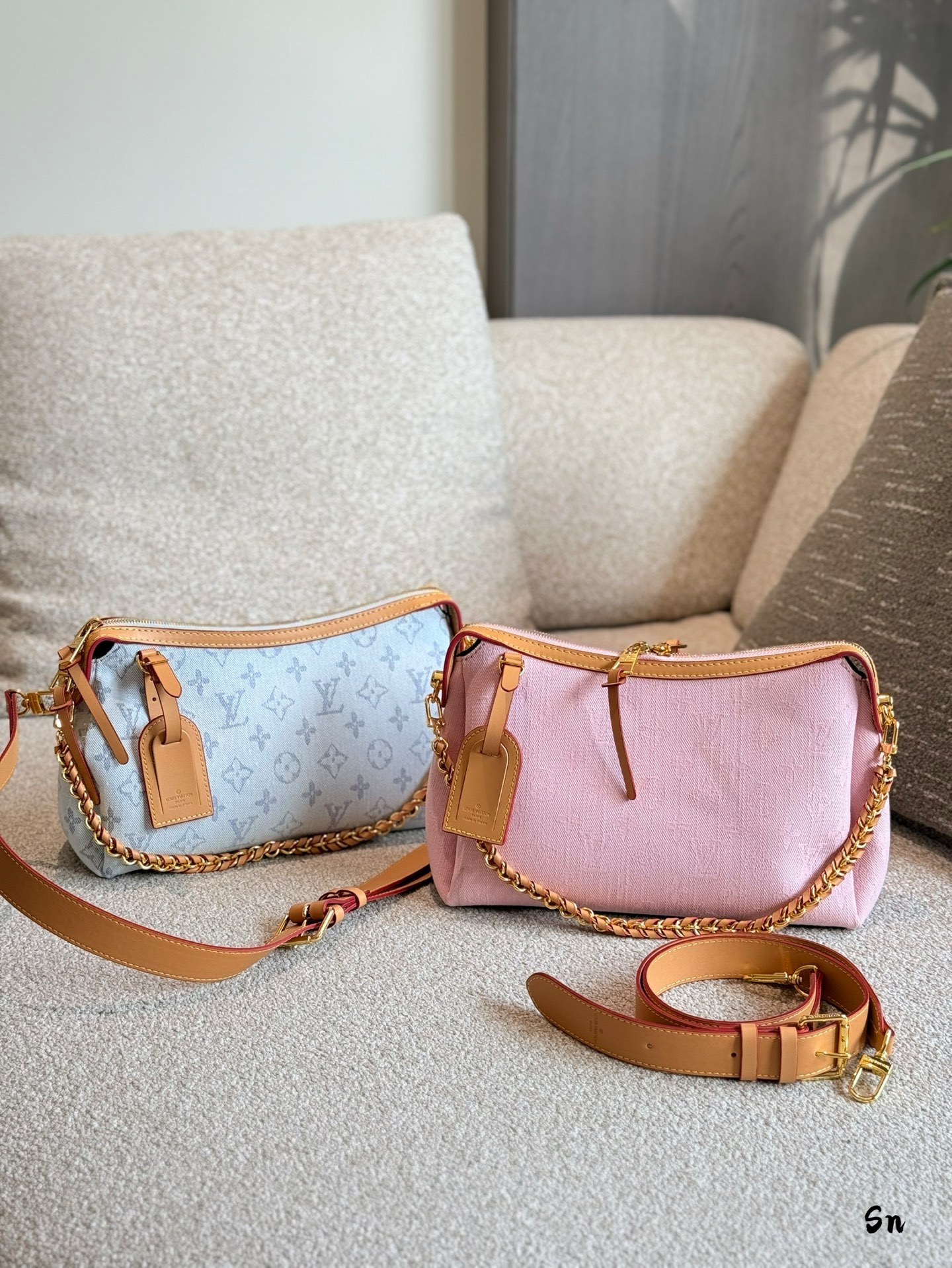 LV Rose Gold Quilted Bag 1426