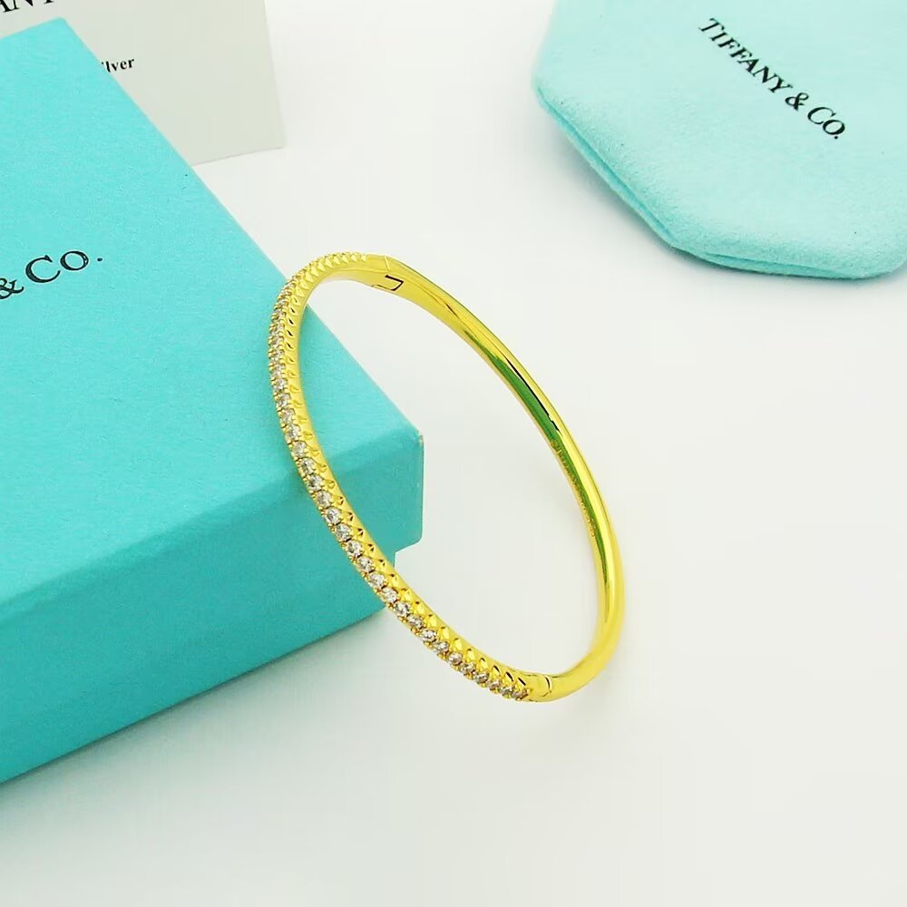 Tiffany Gold Logo-Accented Bracelet 221