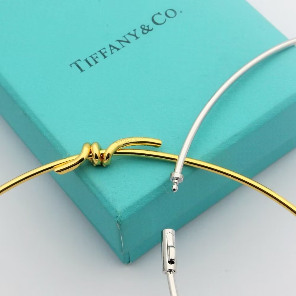 Tiffany Rose Gold Logo-Accented Necklace 241