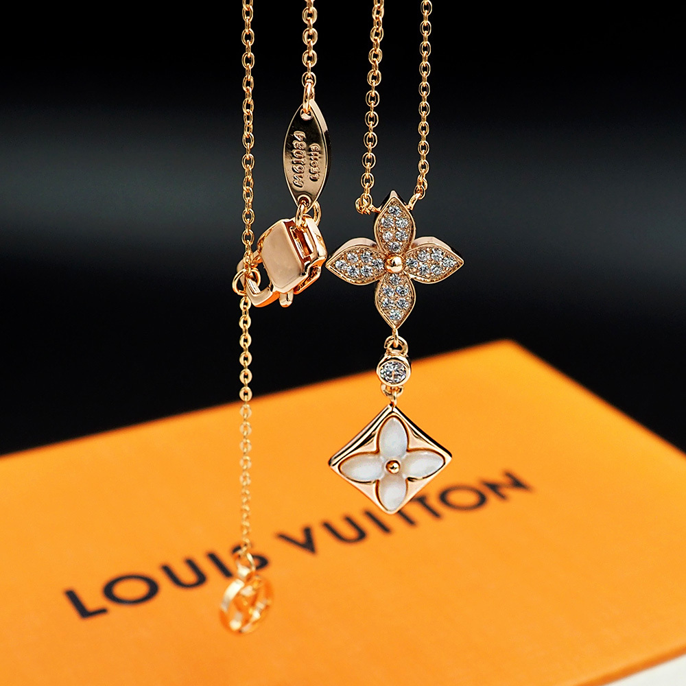 LV Rose Gold Romantic Necklace 251