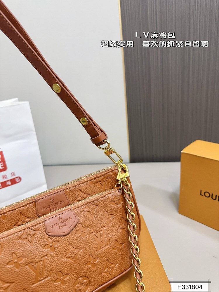LV Blue Logo-Accented Bag pochetteLV 1620
