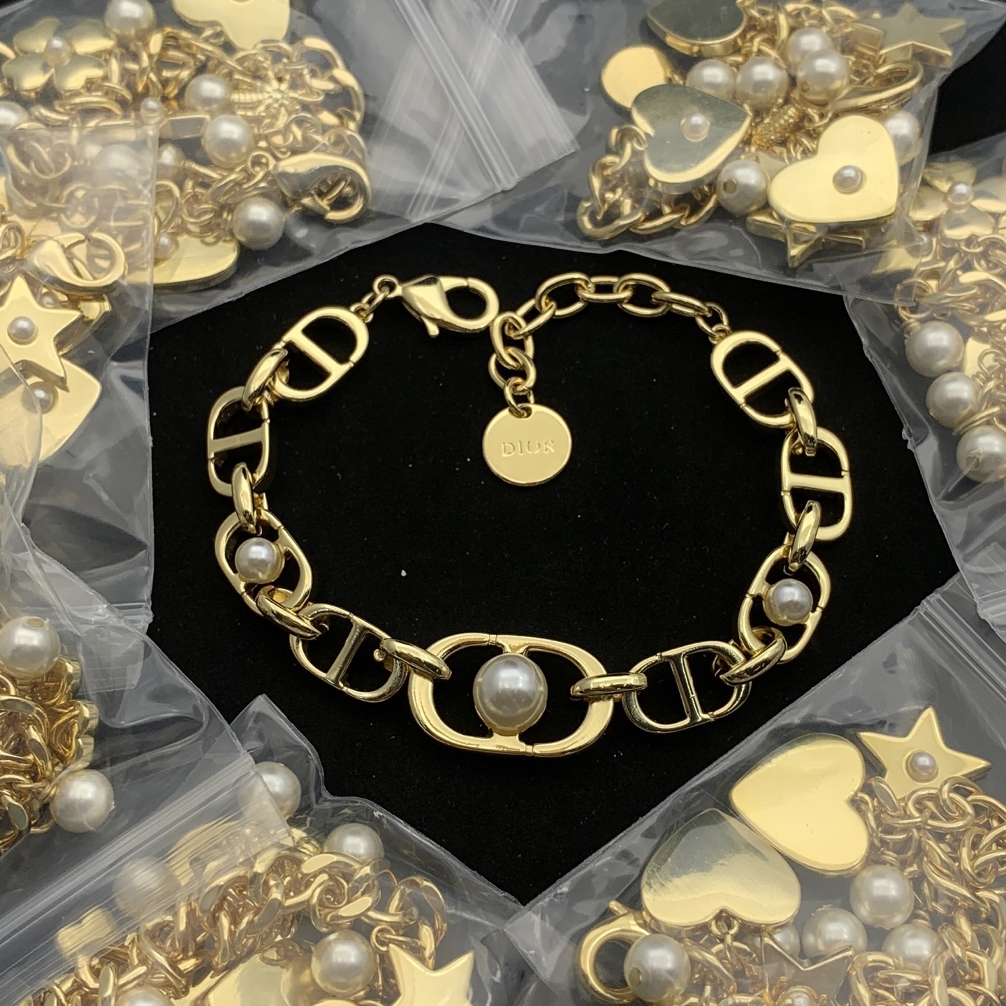 Dior Gold Vintage-Inspired Bracelet 296