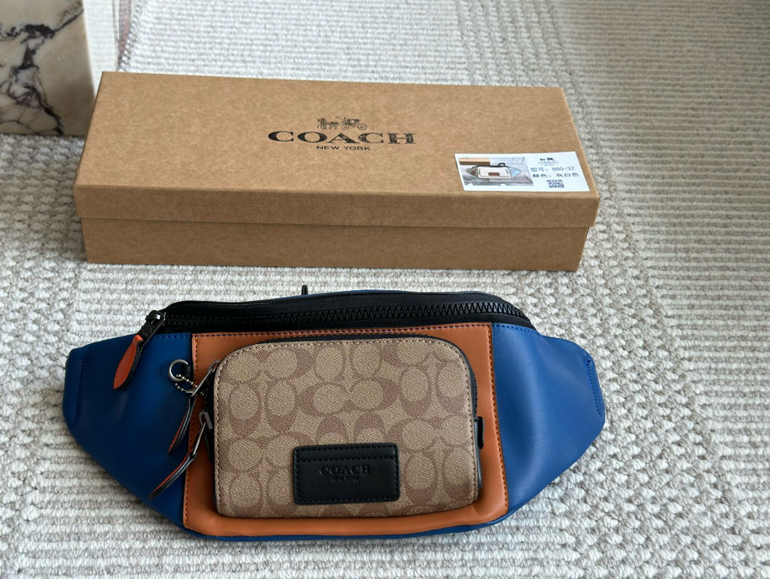 Coach Brown Quilted Bag 001