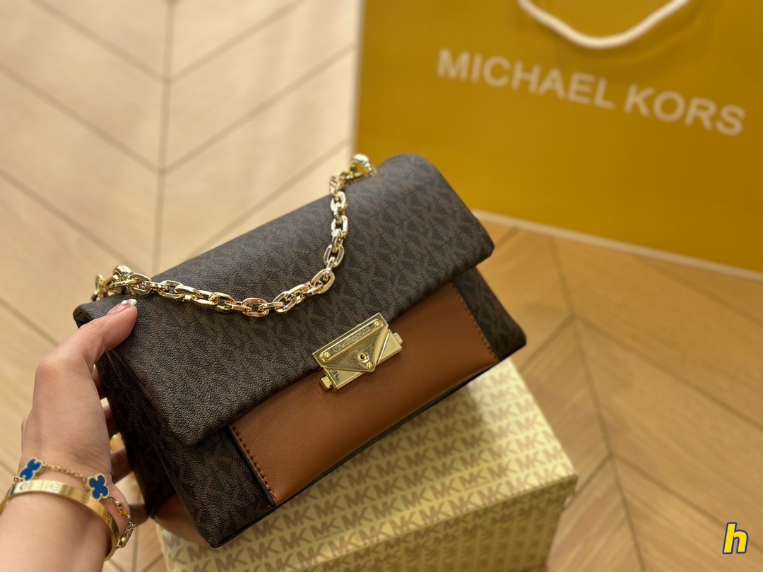 MK Gold Vintage-Inspired Bag 001