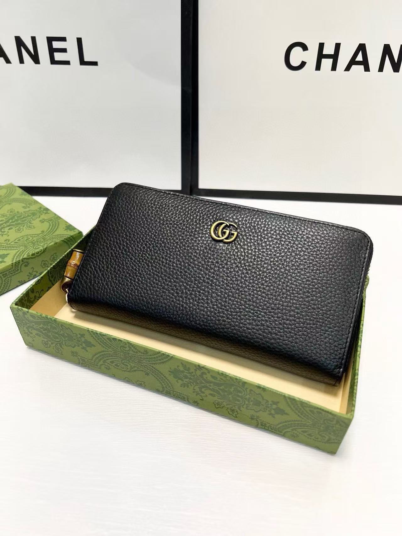 Gucci Bag Green Quilted Wallet 593