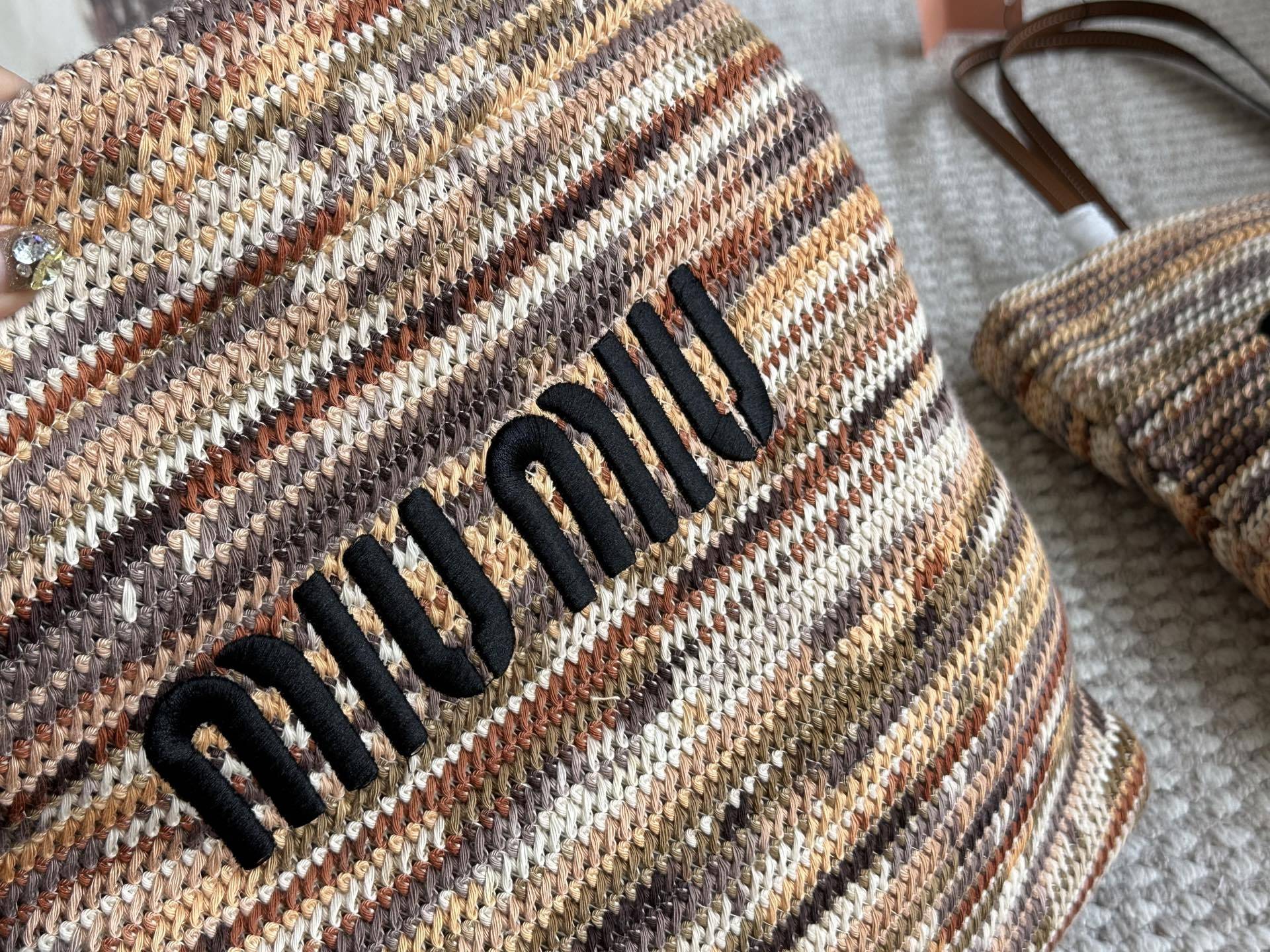 Miu Miu Beige Vintage-Inspired Bag 136