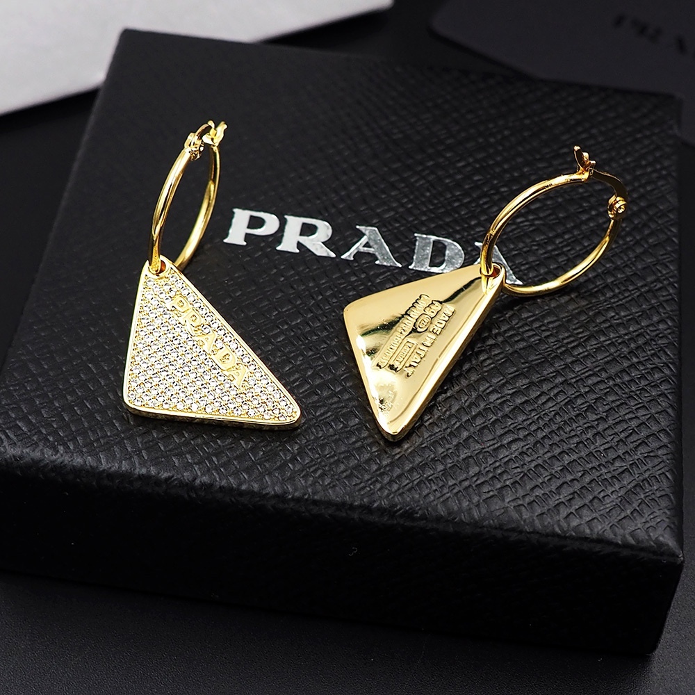 Prada Gold Romantic Earrings 110