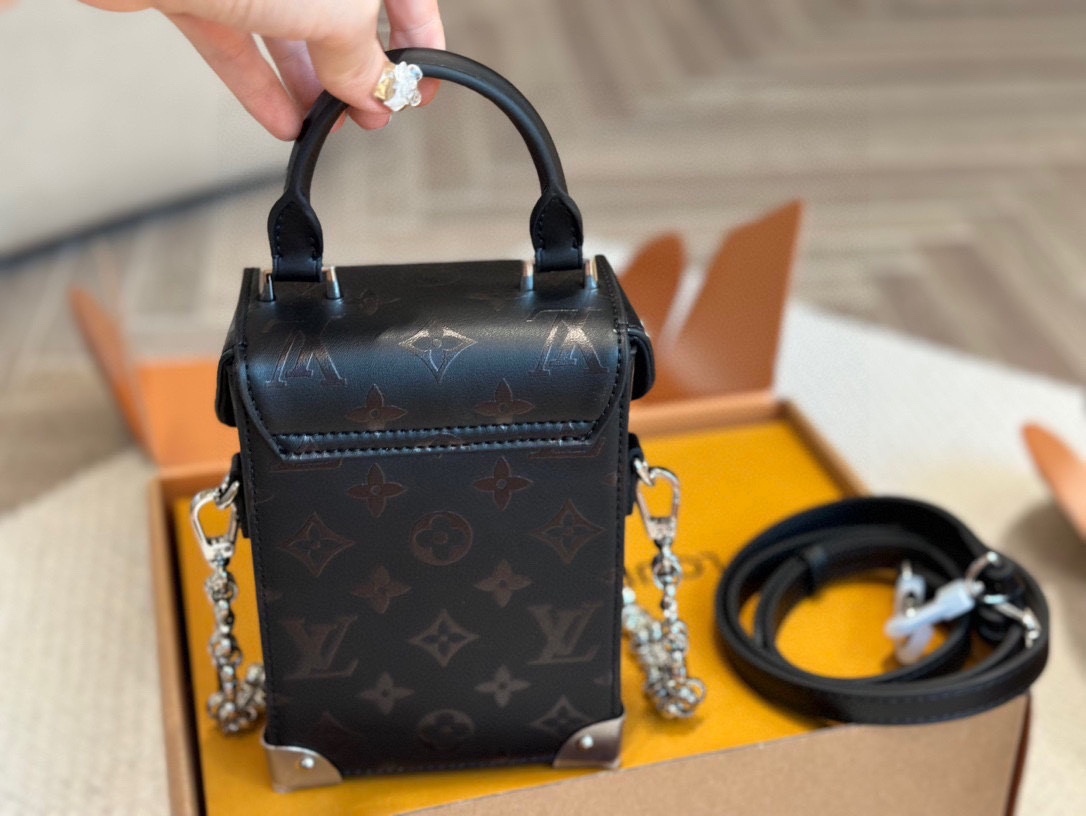 LV Orange Vintage-Inspired Bag 1555