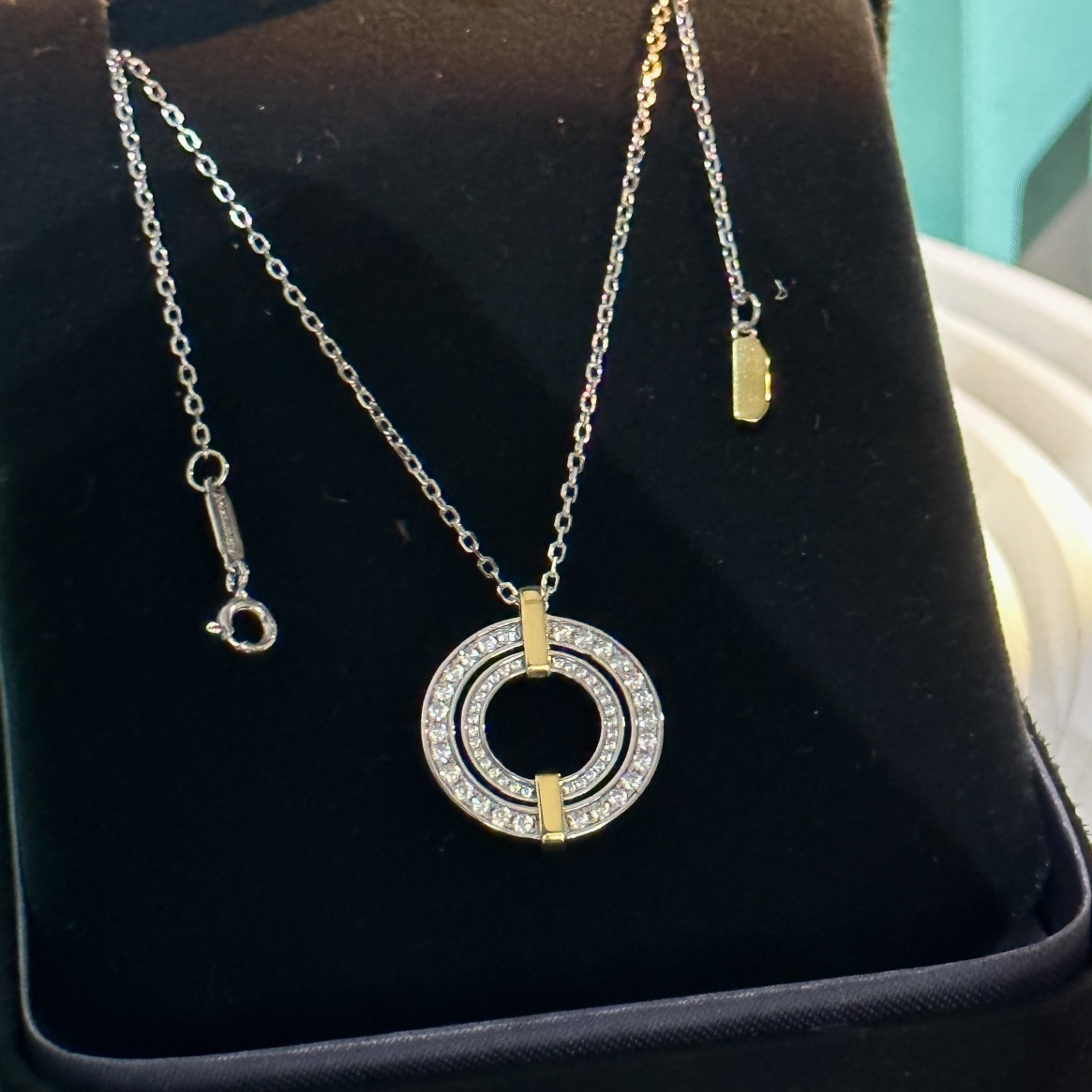 Tiffany Silver Logo-Accented Necklace 186