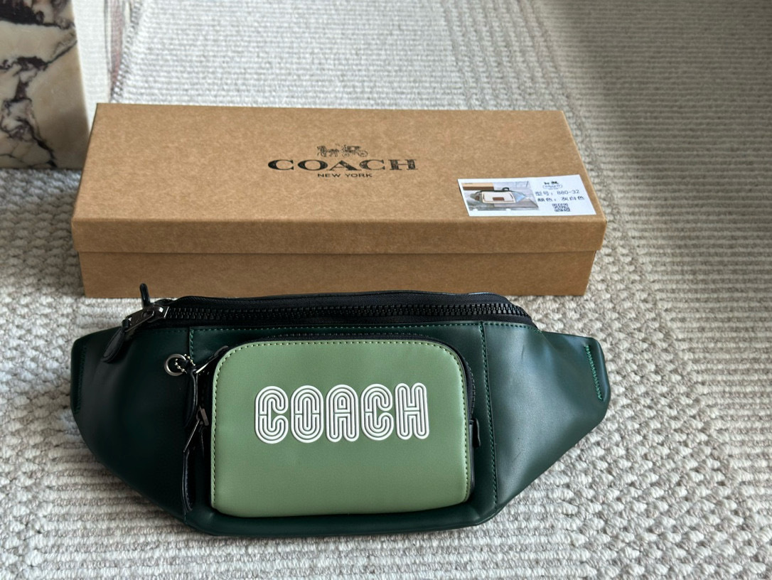 Coach Brown Quilted Bag 001