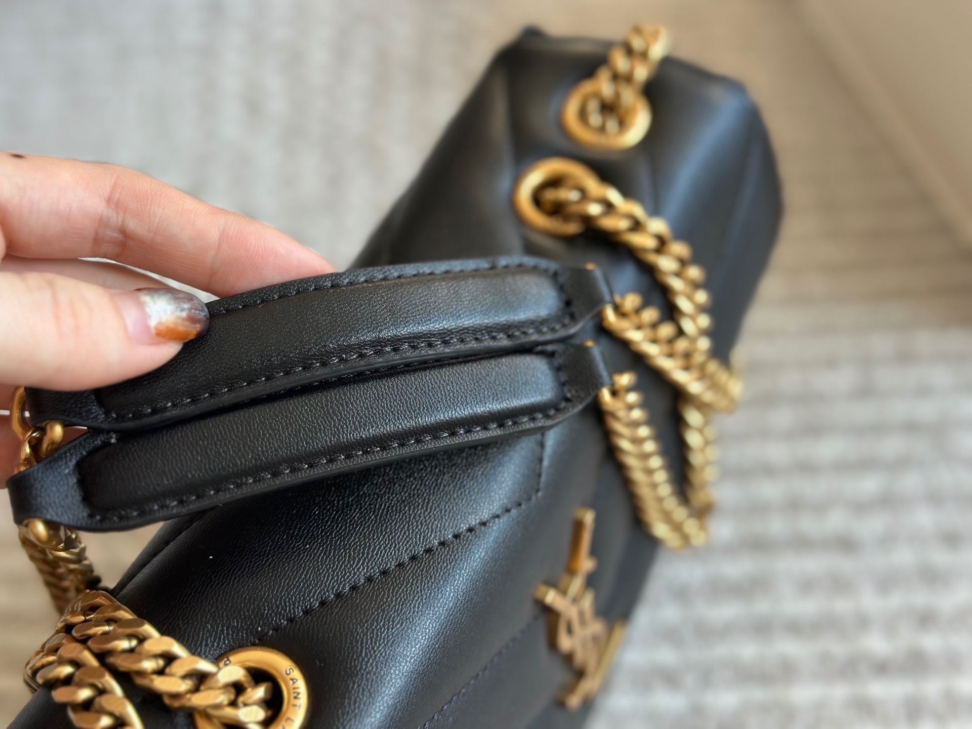 YSL Gold Vintage-Inspired Bag 147