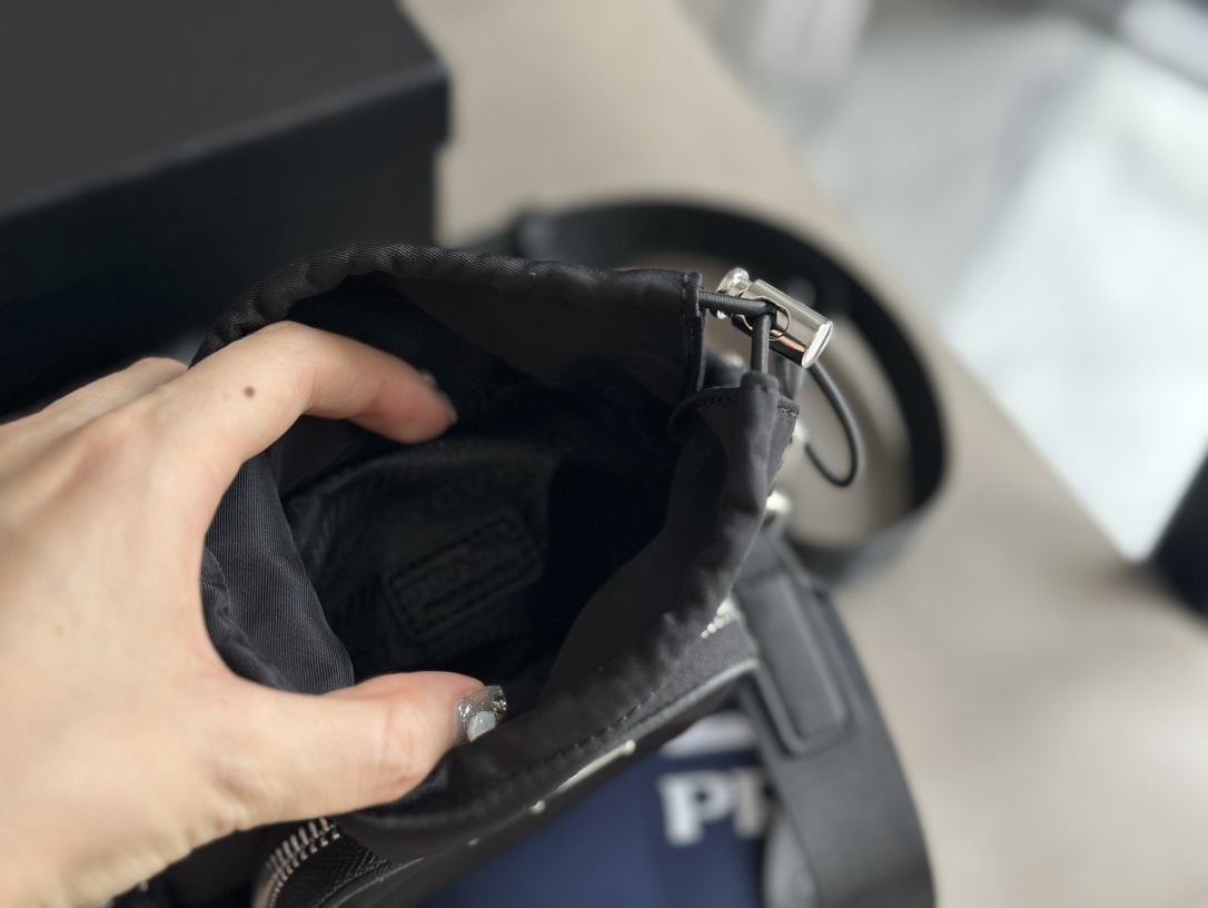 Prada Silver Logo-Accented Bag 045