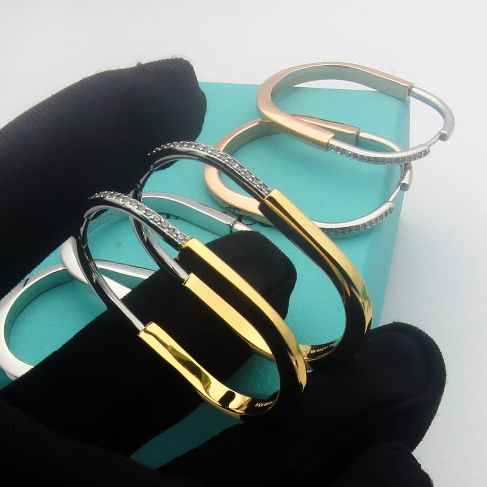 Tiffany Rose Gold Minimalist Earrings 234