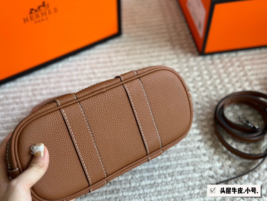 Hermes h garden Brown Logo-Accented Bag 292