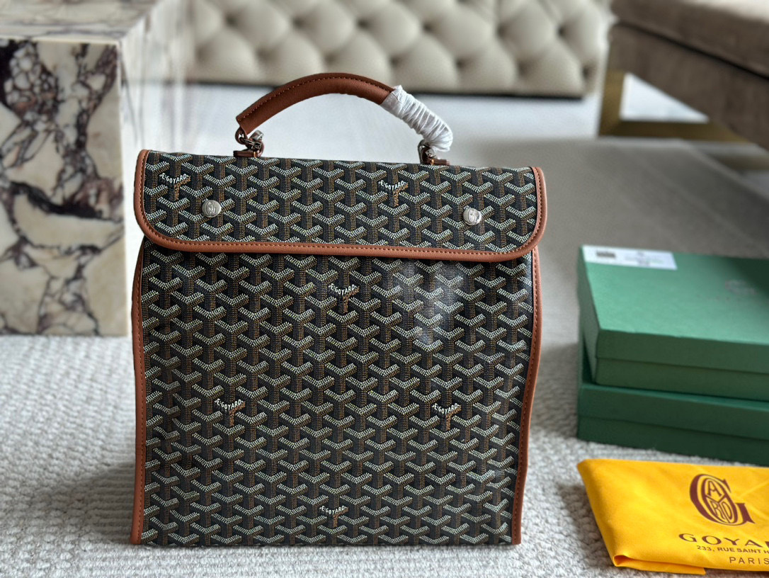 Goyard Brown Quilted Bag 016