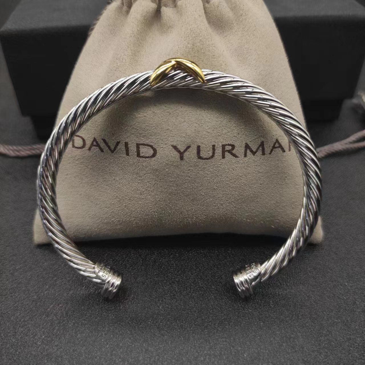 David Yurman Silver Vintage-Inspired Bracelet 008
