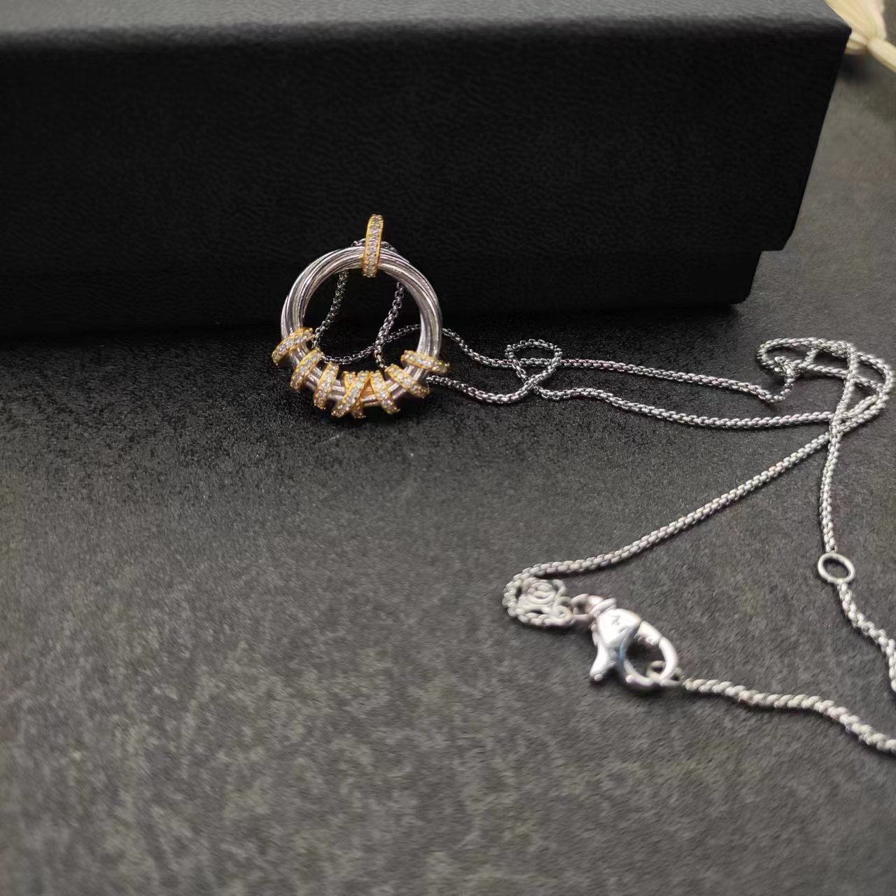 David Yurman Rose Gold Vintage-Inspired Necklace 157