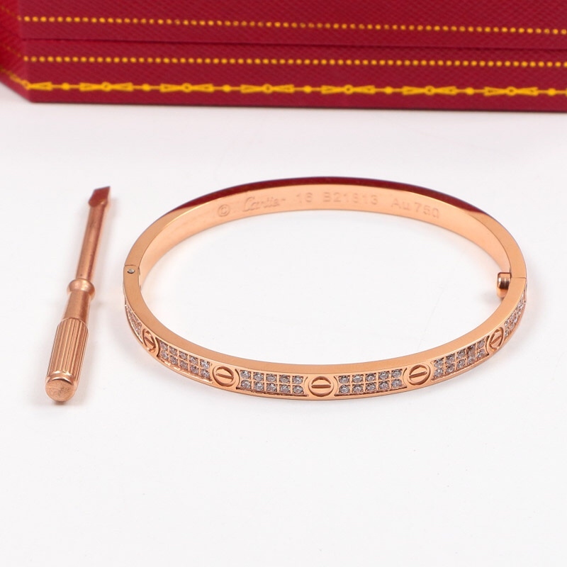 Cartier love Rose Gold Vintage-Inspired Bracelet 028