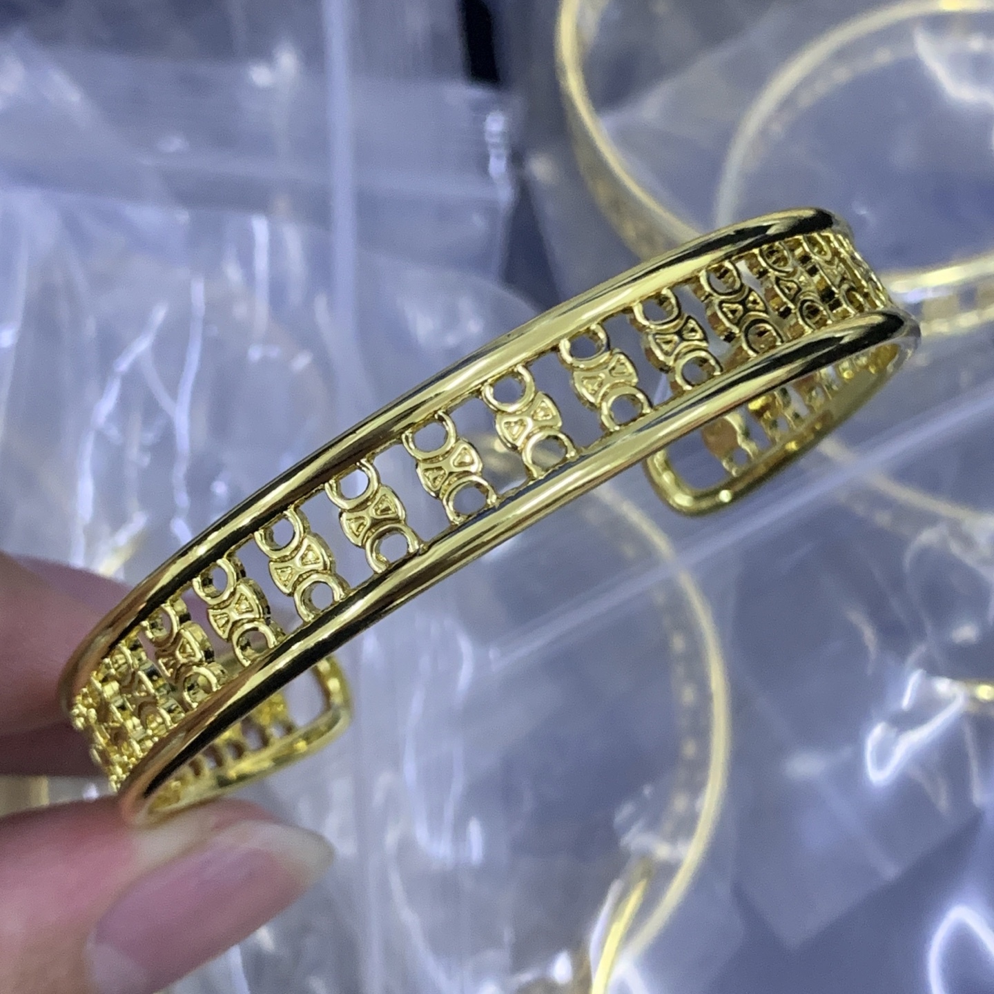 Celine Gold Vintage-Inspired Bracelet 080