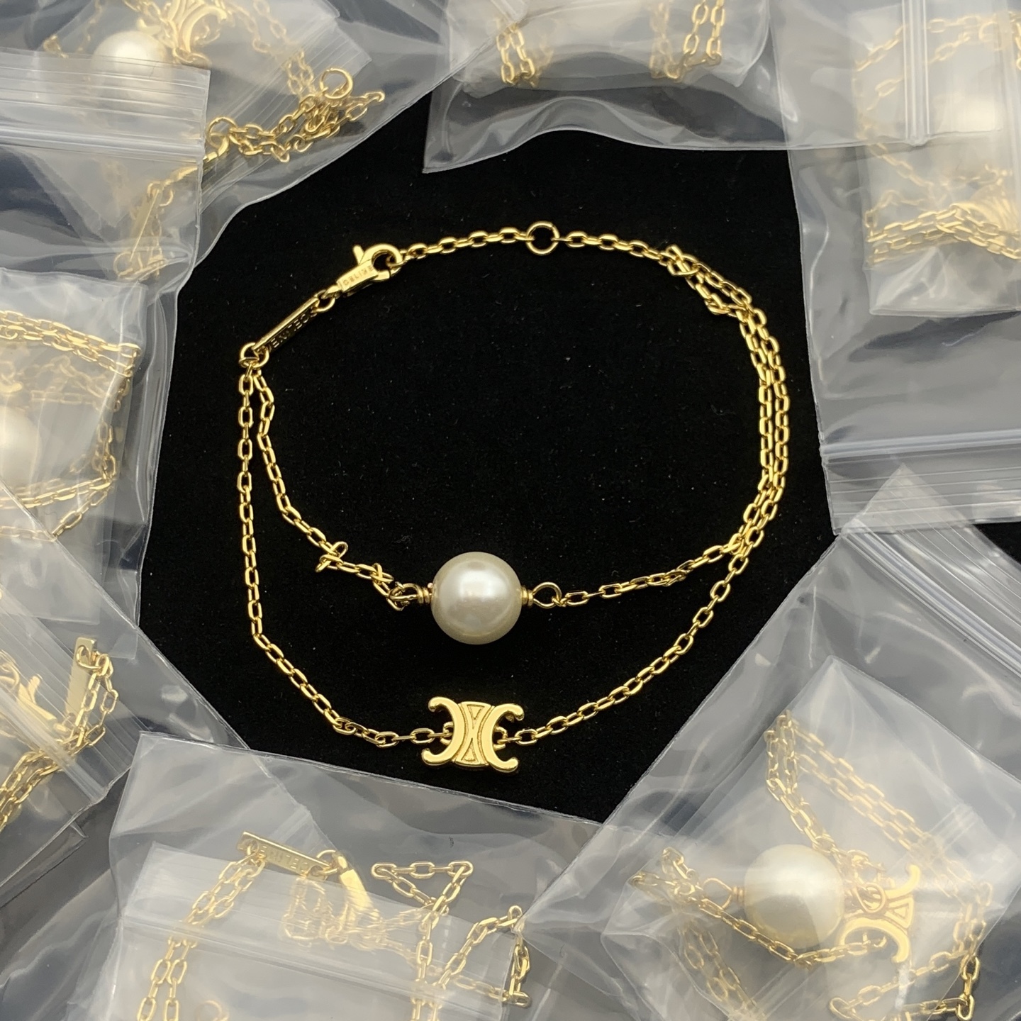 Celine Gold Vintage-Inspired Bracelet 200
