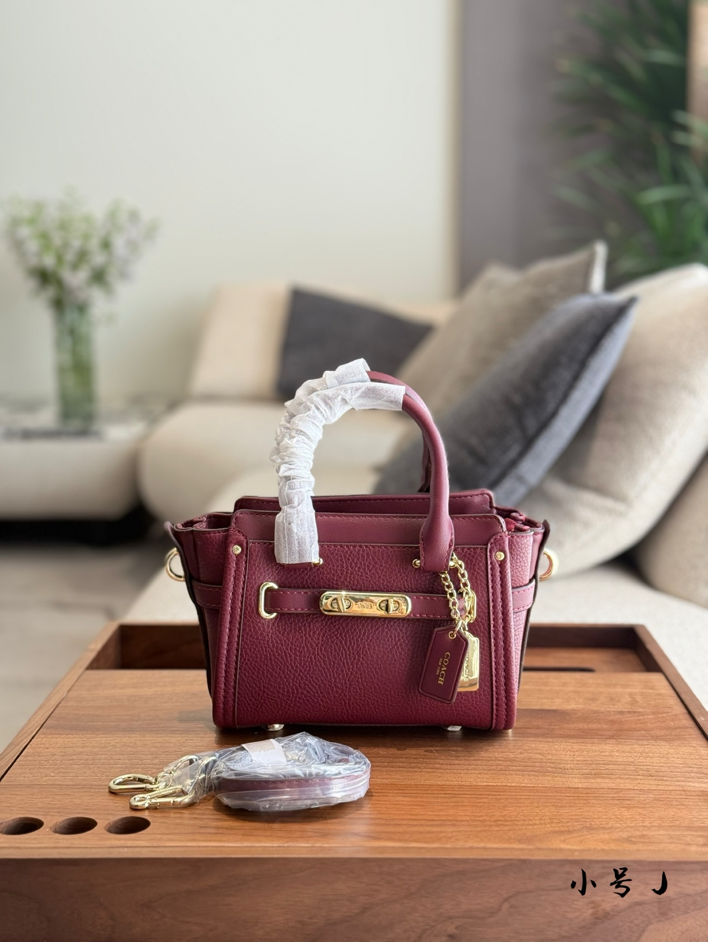 Coach Rose Gold Vintage-Inspired Bag 024