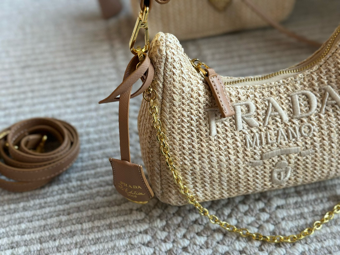 Prada Beige Vintage-Inspired Bag 025