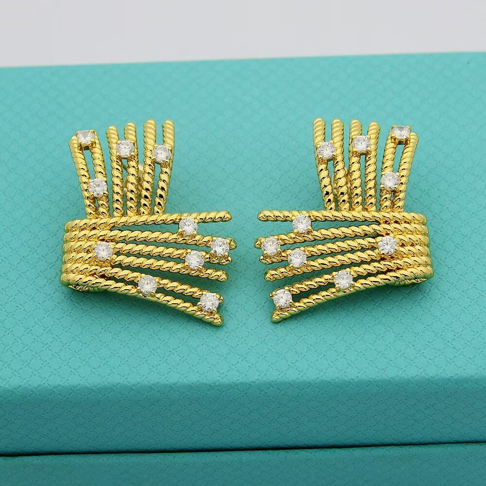 Tiffany Gold Vintage-Inspired Earrings 181