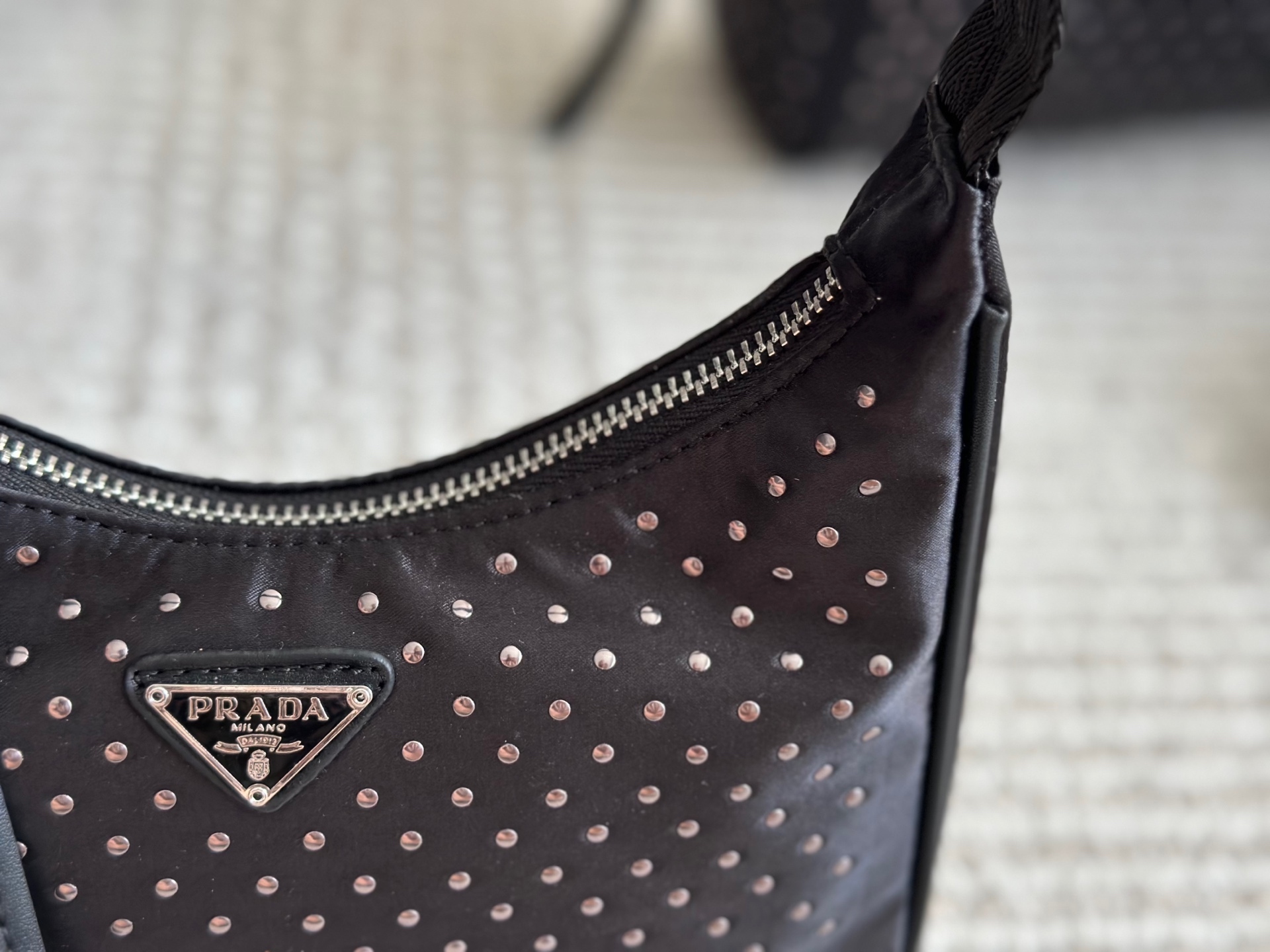 Prada Silver Vintage-Inspired Bag 049