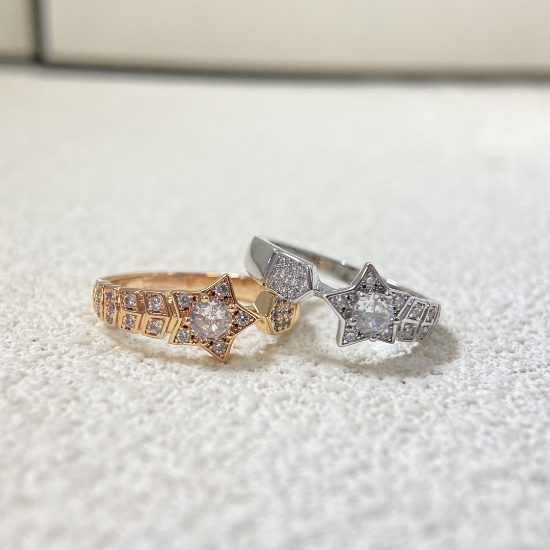 Chanel Silver Logo-Accented Ring 1078