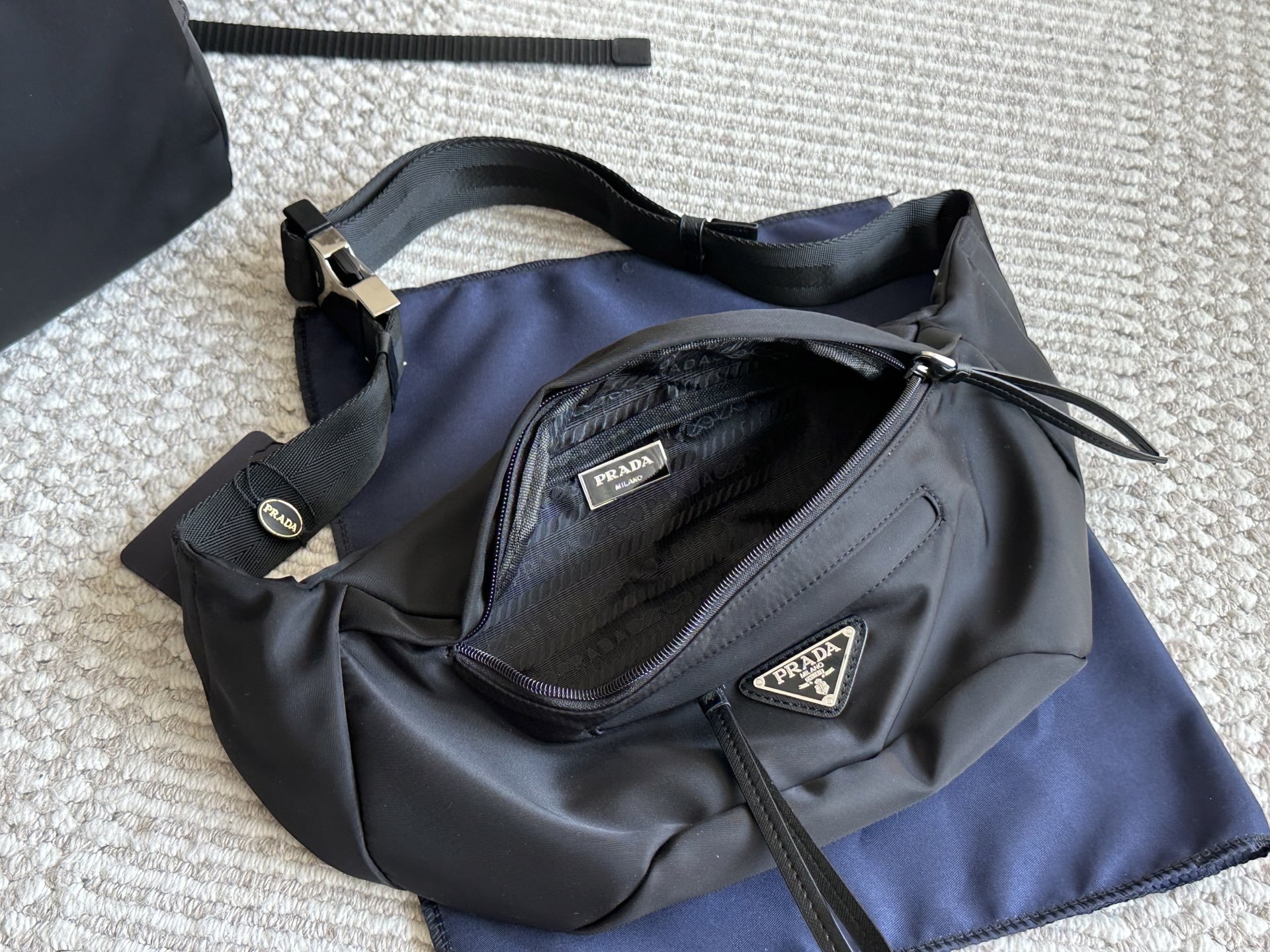 Prada Beige Minimalist Bag 041