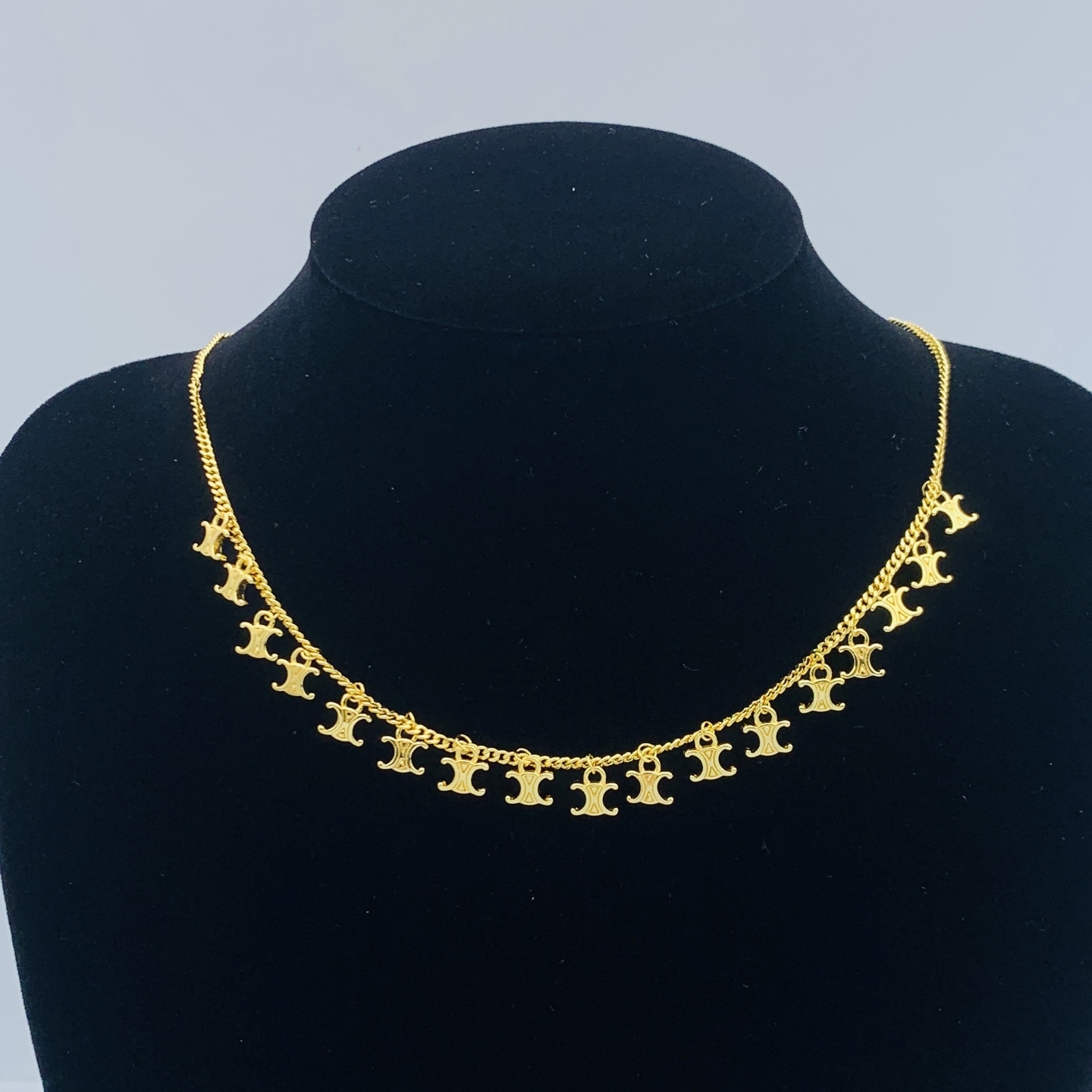 Celine Silver Vintage-Inspired Necklace 204