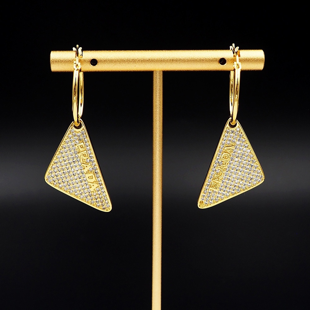 Prada Gold Romantic Earrings 110