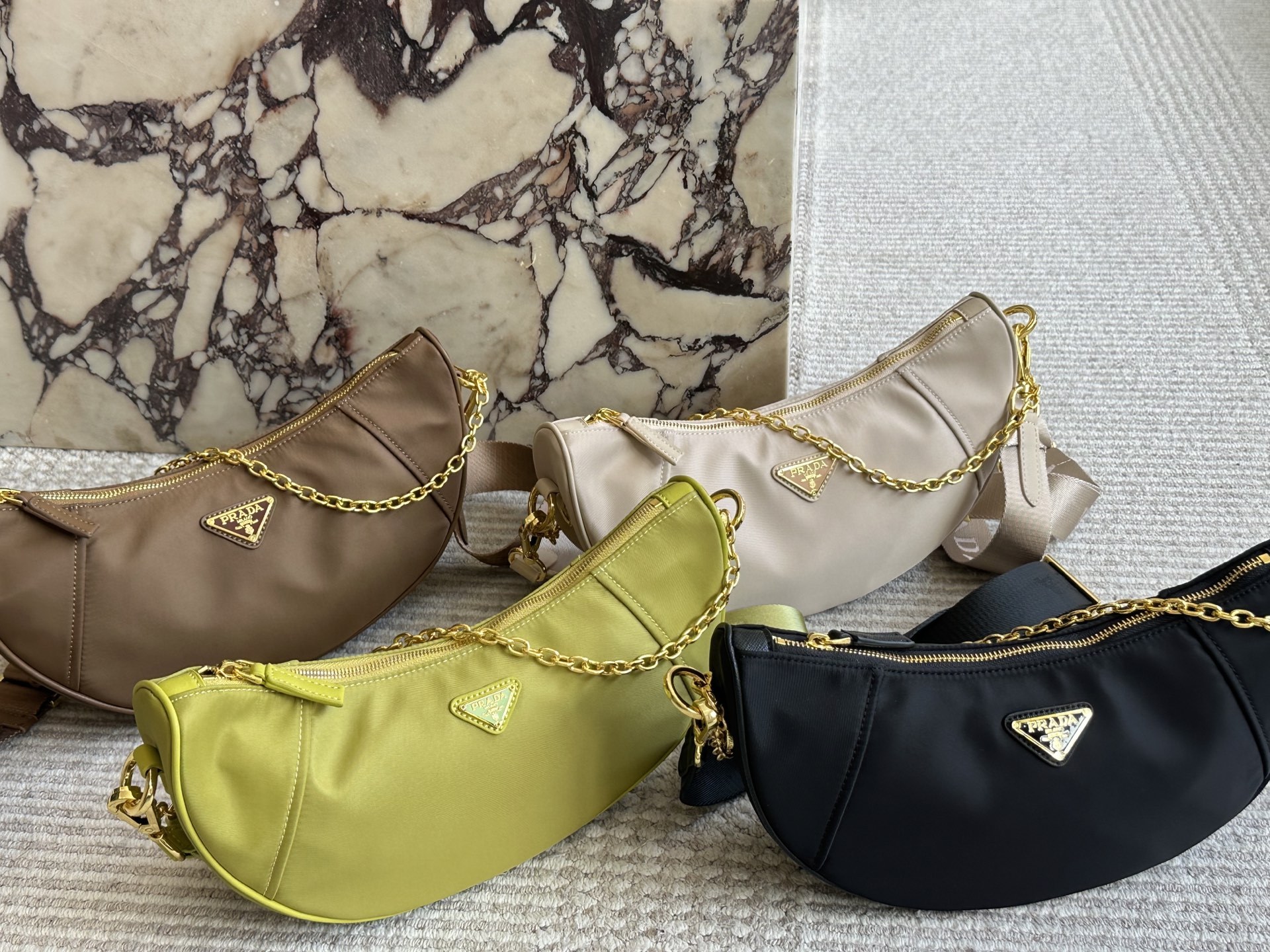 Prada Bag Sling Gold Vintage-Inspired Bag 014