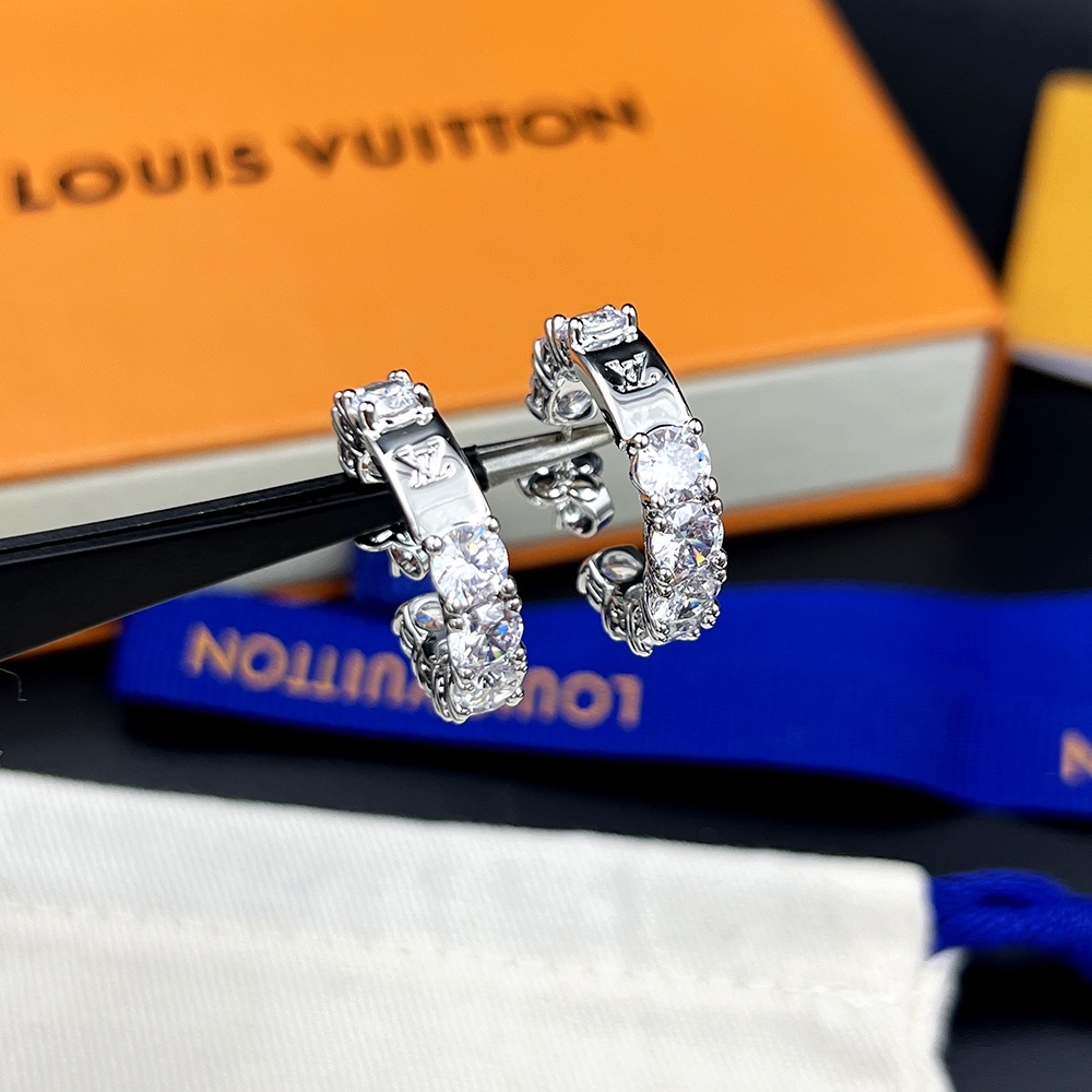 LV Silver Romantic Earrings 224