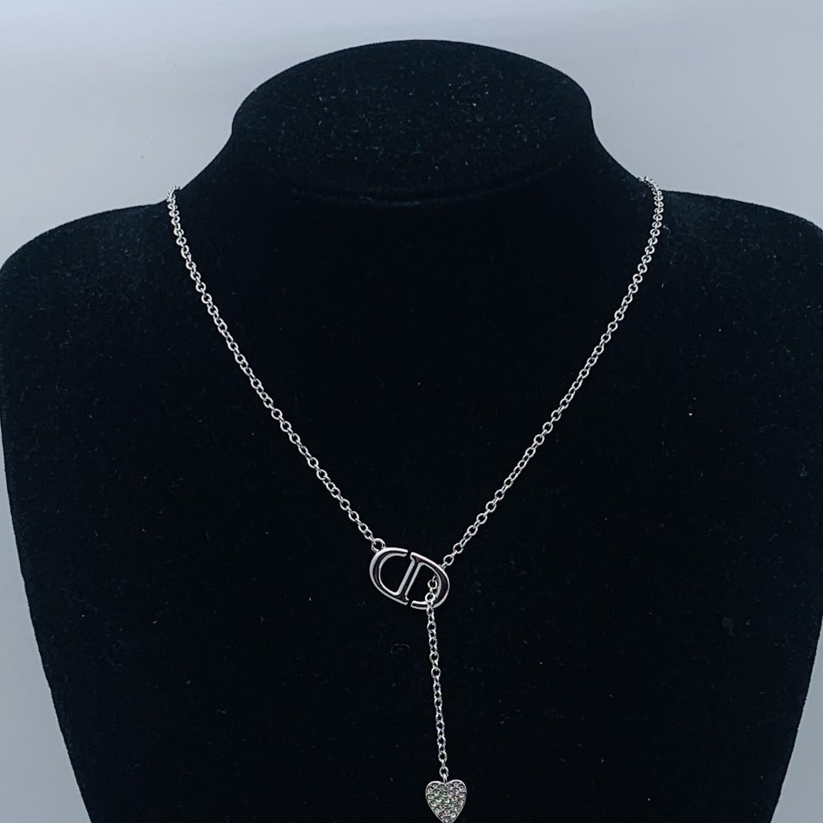 Dior Silver Vintage-Inspired Necklace 339