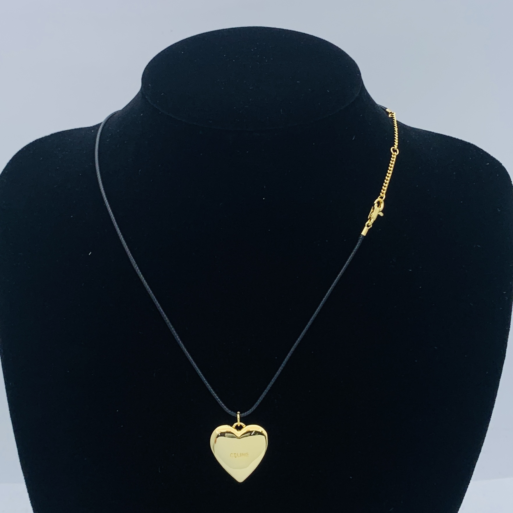 Celine Gold Logo-Accented Necklace 201
