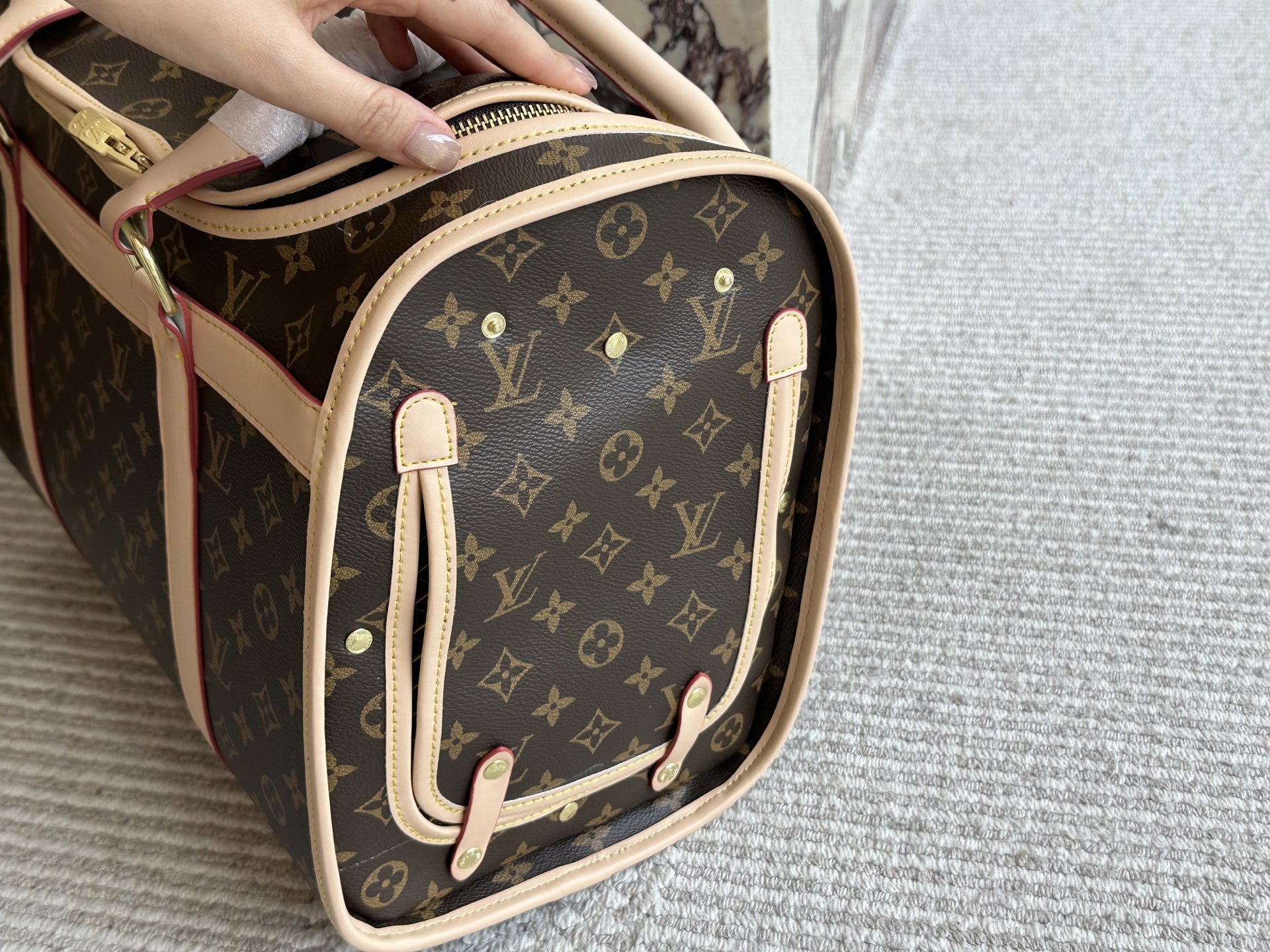 LV Rose Gold Vintage-Inspired Bag 1413