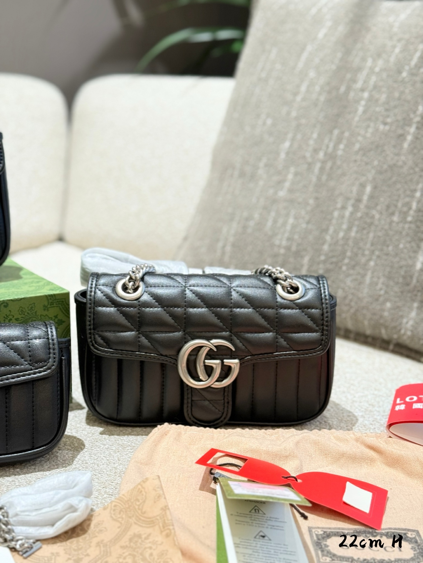 Gucci Silver Logo-Accented Bag 539