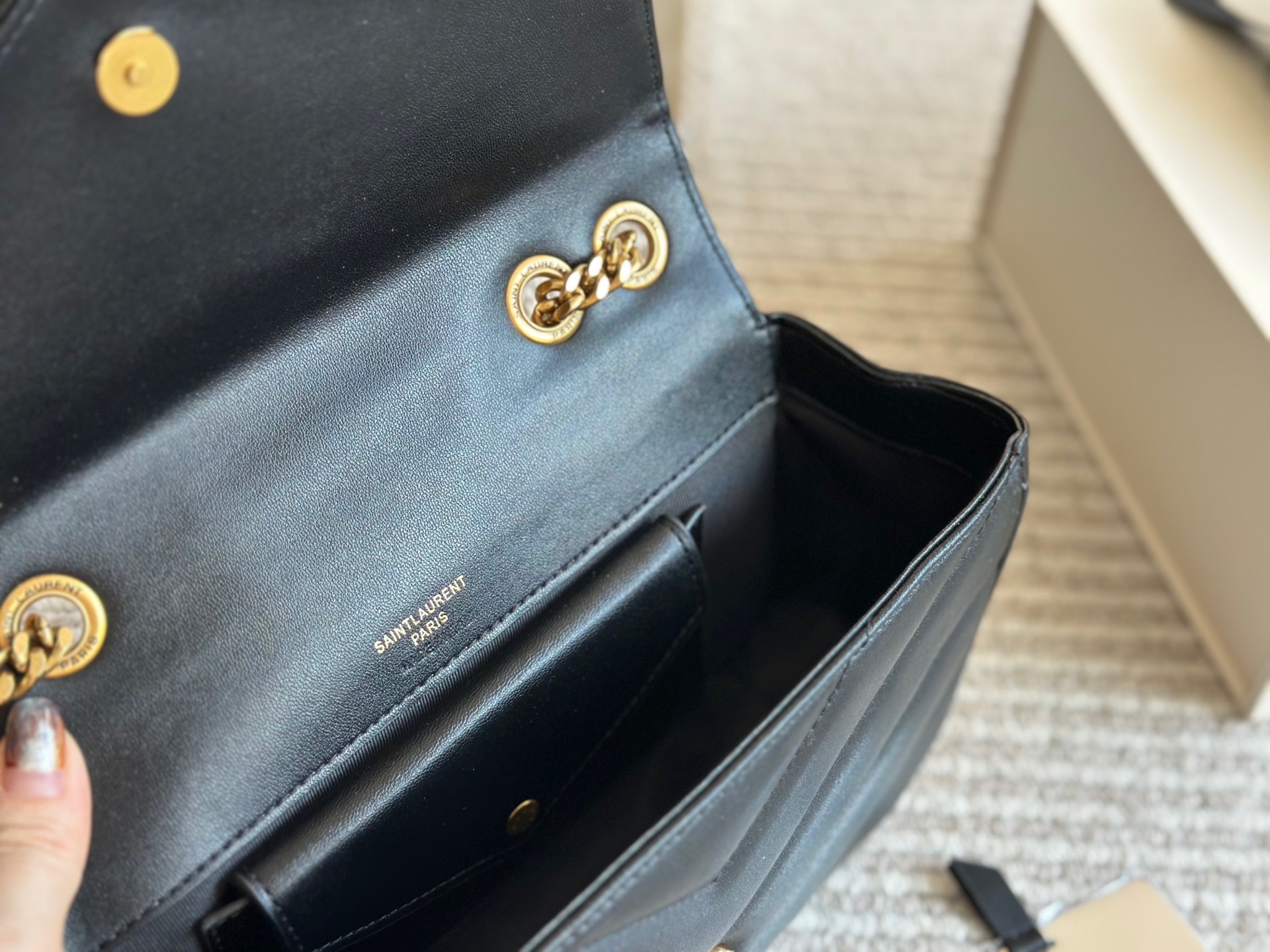 YSL Gold Vintage-Inspired Bag 147