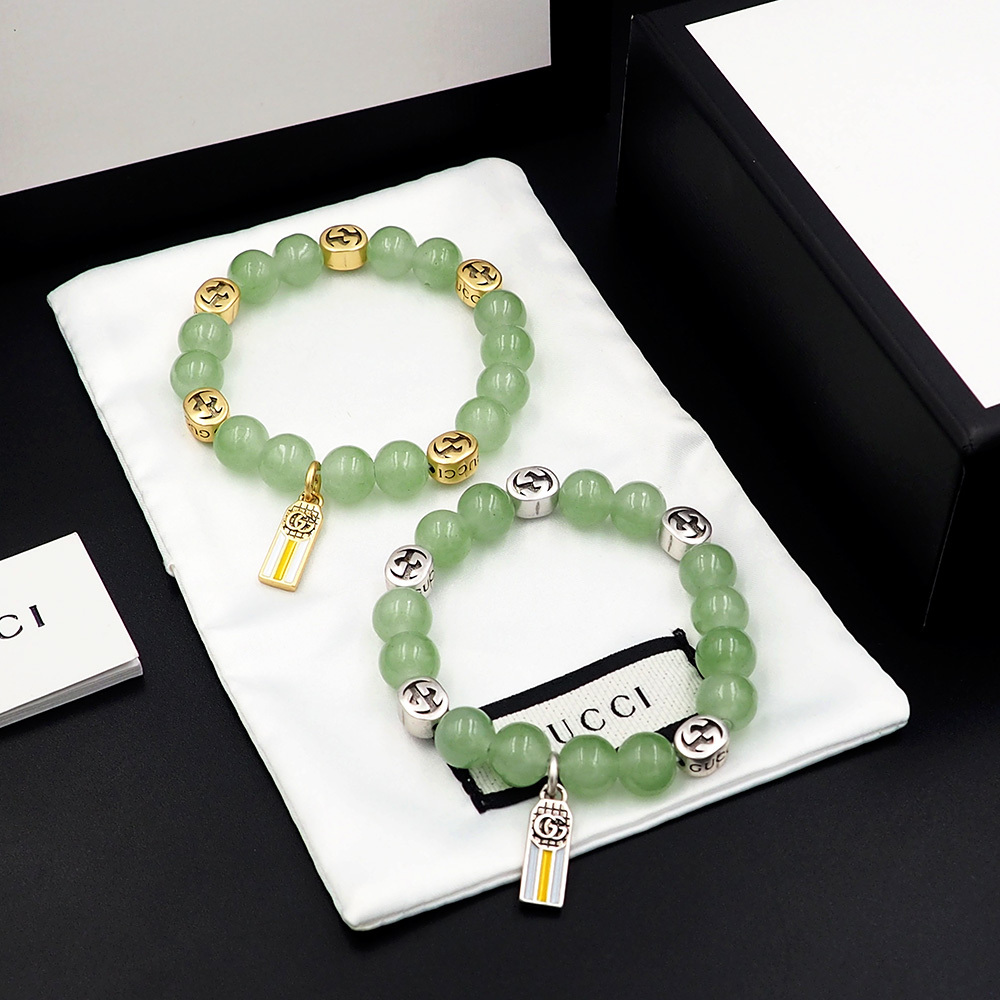 Gucci Silver Logo-Accented Bracelet 032